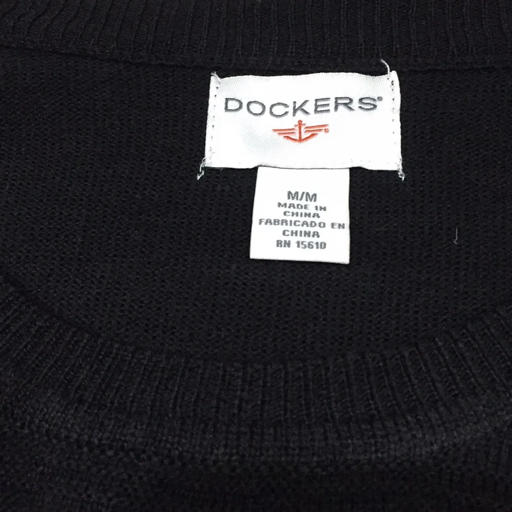 Dockers Men’s Black Dressy Sweater Size M